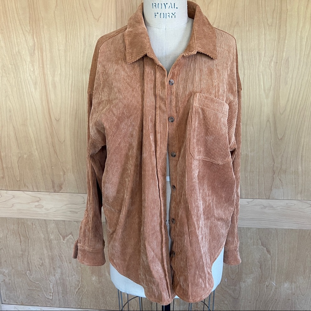 Brown oversized jacket